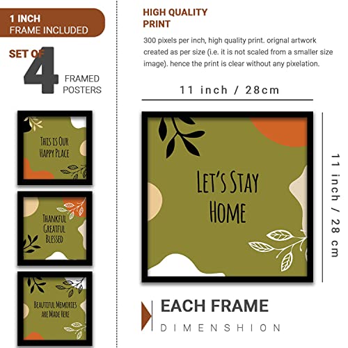 Image of kotart Engineered Wood - Frames For Wall Decor Motivational Quotes Photo Frames For Wall Decoration Quote Wall Poster With Frame Wall Frames For Home & Living Room (Art 6, 10x10 inch)