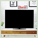 Dorca® Dust Care Television Cover for Vu GloLED 55 inch Smart tv 55GloLED-Black gallery image