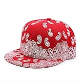 Men Women Bandana Pattern hat Flat Bottom Cap Pure Cotton Cap hat Baseball hat Caps Fashion Casual...