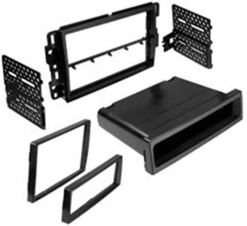 CACHÉ KIT804 Bundle with Car Stereo Installation Kit for GMC Sierra 2007 – 2013 in Dash Mounting Kit, Harness, Antenna Adapter for Double or Single Din Radio Receivers (4 Item)