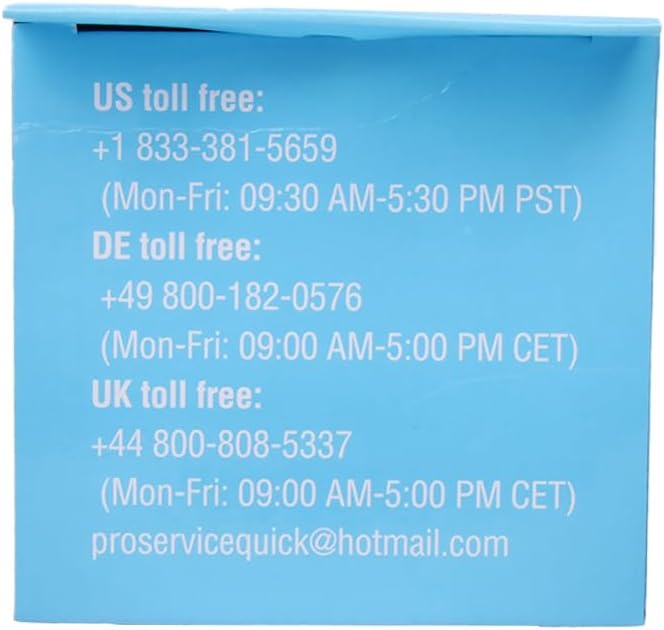 Product Packaging with Contact Information