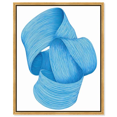 Azure Loop I �L�����o�X�v�����g ���_���u���[�f�R �A�[�g�����f�B�A�S�[���h�t���[���A20 x 24