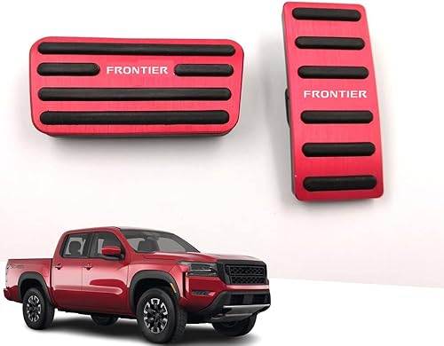 Xinrsheag Cubiertas de pedal de acelerador de gas de aleación de aluminio Accesorios interiores antideslizantes sin perforación Kit de pastillas de