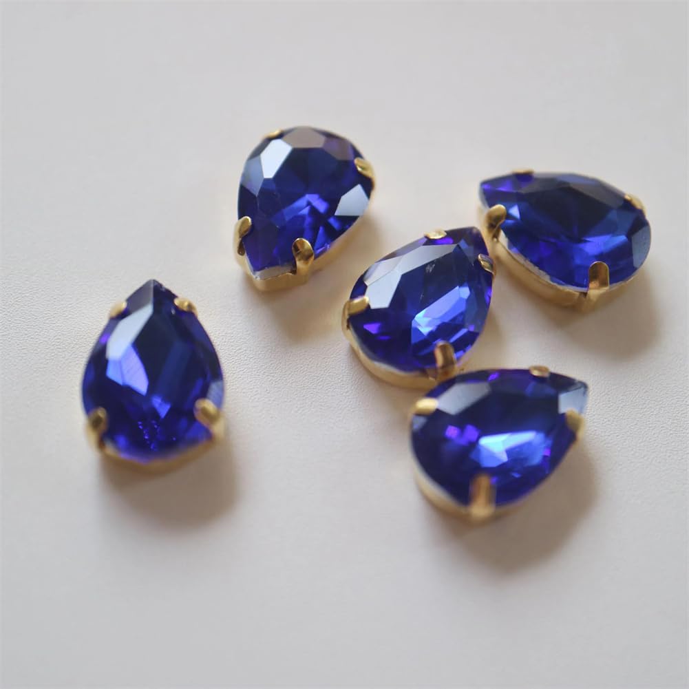 Diamantes de imitación de cristal puro para acabados de alta costura