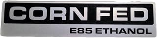E85 Ethanol Corn Fed Emblem Stick Anywhere 5.5 inch X 1.25 inch