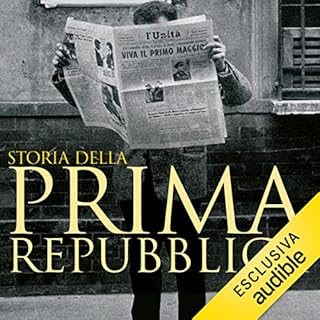 Storia della prima Repubblica copertina