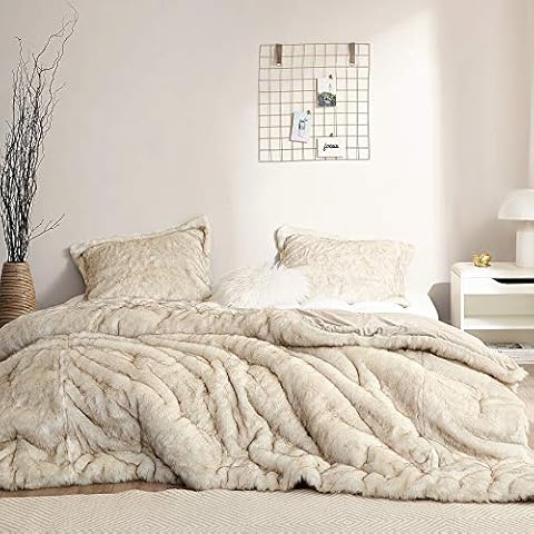 Byourbed Coma Inducer Oversized King Comforter - Spirit Bear - Tundra Beige Cover