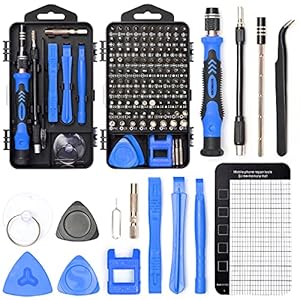 SHARDEN 122-Piece Precision Screwdriver Set, Magnetic Small Screwdriver Set, Electronic Repair Tool Kit DIY Screwdriver…