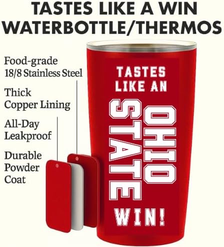Tastes Like an Ohio State Buckeyes Win Tumbler - Steel, 20oz