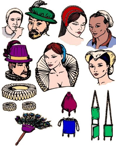 The Elizabethan Wardrobe Accessories Pattern