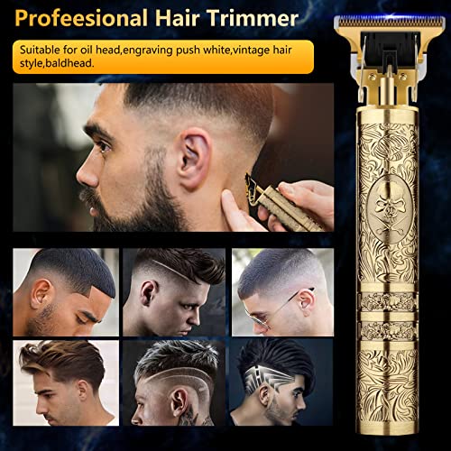 Haarschneidemaschine Profi, Haarschneider Trimmer Herren Bartschneider Langhaarschneider Friseur Wiederaufladbarer Der Konturen Haartrimmer Mit Führungskämmen