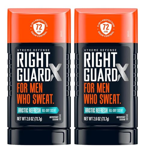 Right Guard Xtreme Defense Arctic Refresh Solid 2.6 Ounce Men (Pack 2) miniatura 1
