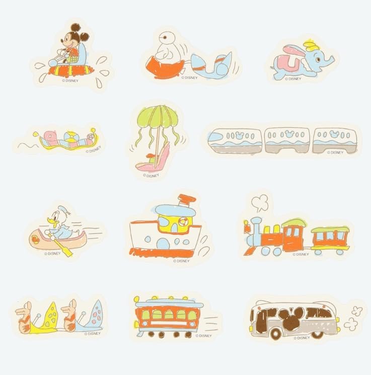 【3/18まで】大量マスキングテープロールシールディズニー海外 約380個セット 3/18まで】大量マスキングテープロールシールディズニー海外 約