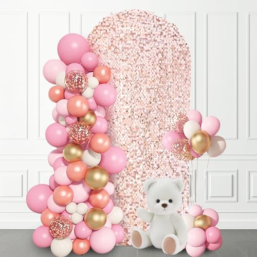 SaitiMade Rose Gold Bling Arch Backdrop