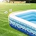 Extra Large Inflatable Pool with Pump, 130