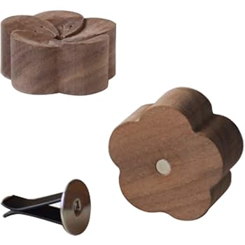 Amazon Co Jp Umora 熱を使わず 簡易芳香器具 黒胡桃木梅花のアロマプレート アロマオイル 専用アロマディフューザー Woodタイプ 車載 安眠 瞑想 2個セット ペット用品