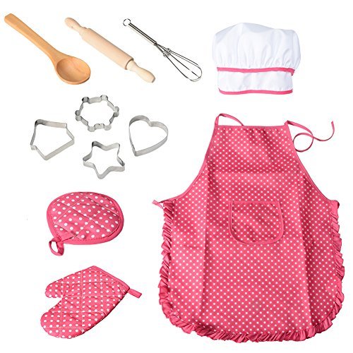Twister.CK Chef Jeu de rôle avec Costume Habiller et Accessoires de Cuisine, Enfants Jouer Jeu 11 Pcs Toy Set, Cadeau Parfait pour Noël et fête d'anniversaire Cover