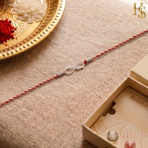 Image of HighSpark 925 Silver Rakhi for Bhai | Stylish Cool Bro Rakhi for Boys & Men | Lovely Gift