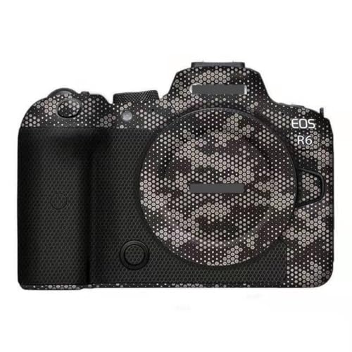 Skin pour Canon R6 en vinyle Mamba Titanium - Film de protection anti-rayures pour boîtier EOS R6