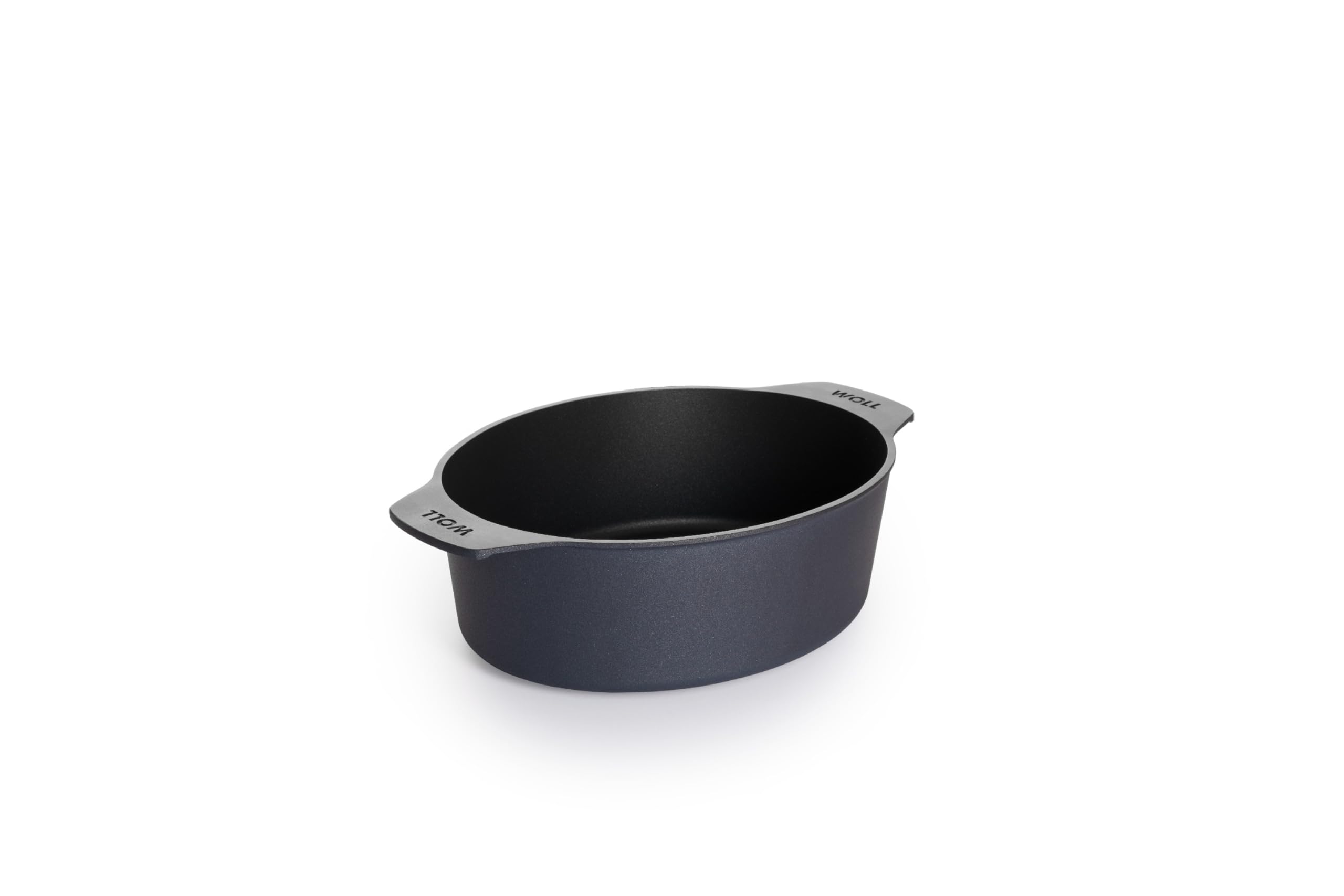 Woll Diamond Lite Roasting Dish with Glass Lid and Silicone Handles in Box - Inductive, 27 x 22 cm, 9.5 cm High, 3.0 litres, with 2 Moulded Lifting Handles - Suitable for All Cookers - Oven-Safe