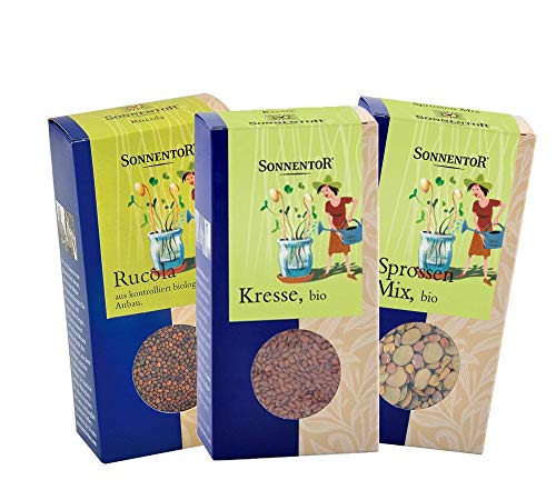 Sonnentor Set: Kresse + Rucola + Sprossen-Mix Cover