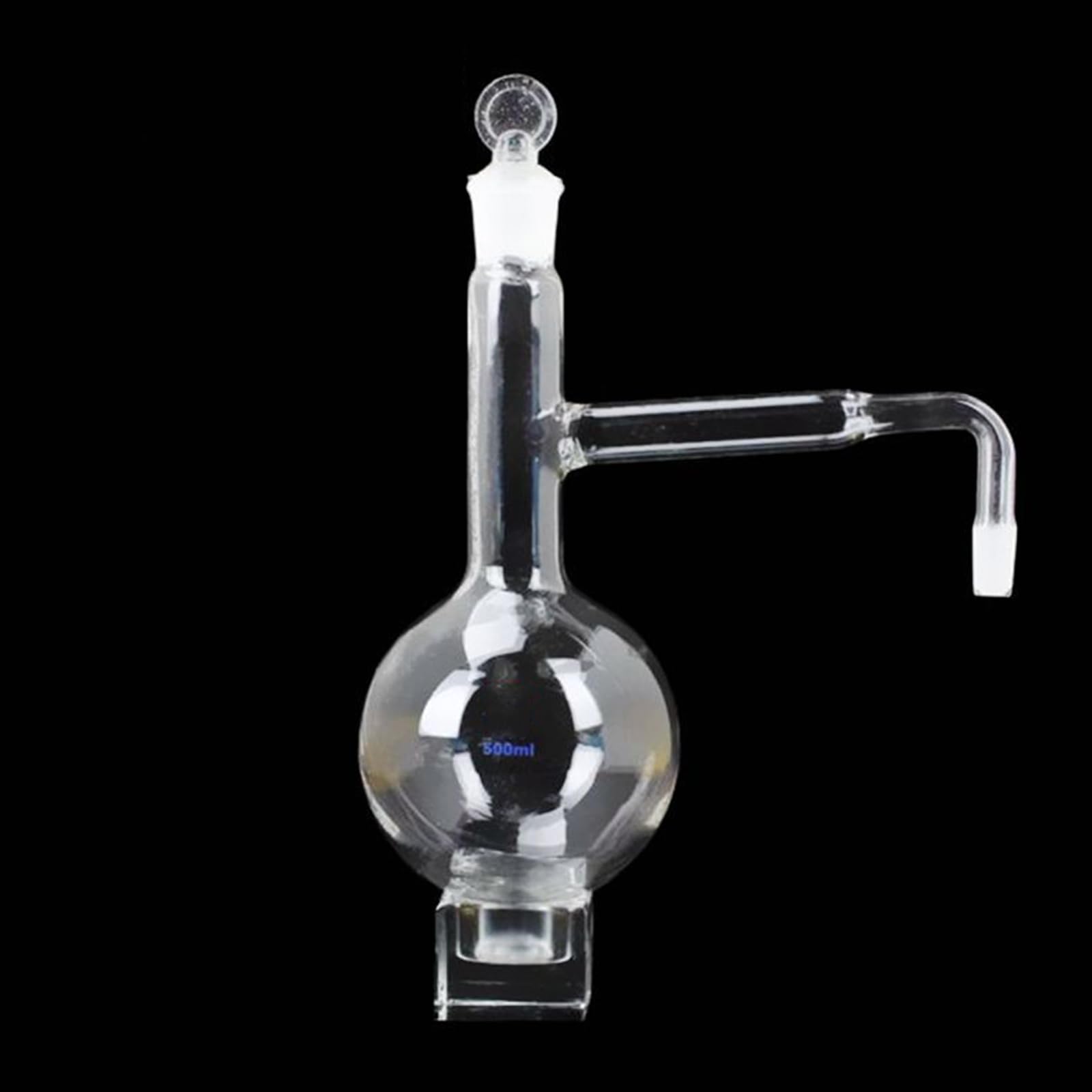 Destilador de aceites Esenciales de 500 ml, Aparato de destilación de Laboratorio con Embudo de separación y Tubo Condensador, Ideal para destilar y producir su Propio Aceite Esencial