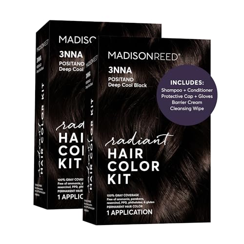Madison Reed Radiant Hair Color Kit - 3NNA Cool Black-Brown