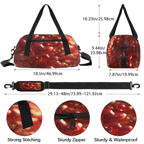 Valentine's Day Kids Duffle Bag Boys Girls Small Sport Dance Gym Bag for Overnight Travel Weekender Carry On4