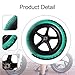 FytStycale 1 Pair Balance Bike Replacement Wheels Training Wheels Cycling Repairing 11 inch Maintenance Outdoors Sports Lightweight, Green