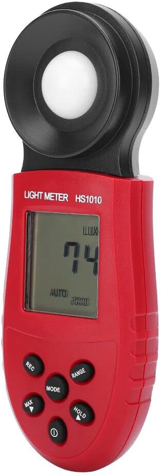 HS1010 Handheld Light Meter Digital Display Electric Illuminometer Home Office