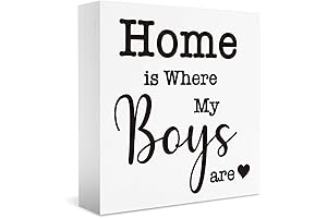Mom Gifts, Home is Where My Boys Are Sign