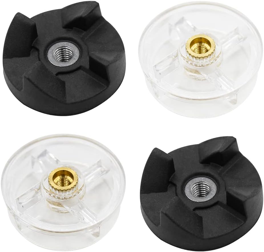 Anbige 2 Blade Rubber Gears and 2 Motor Base Top Gears Replacement Parts,Compatible with Magic Bullet 250W Blender Juicer (2 Base Gears + 2 Blade Gears)