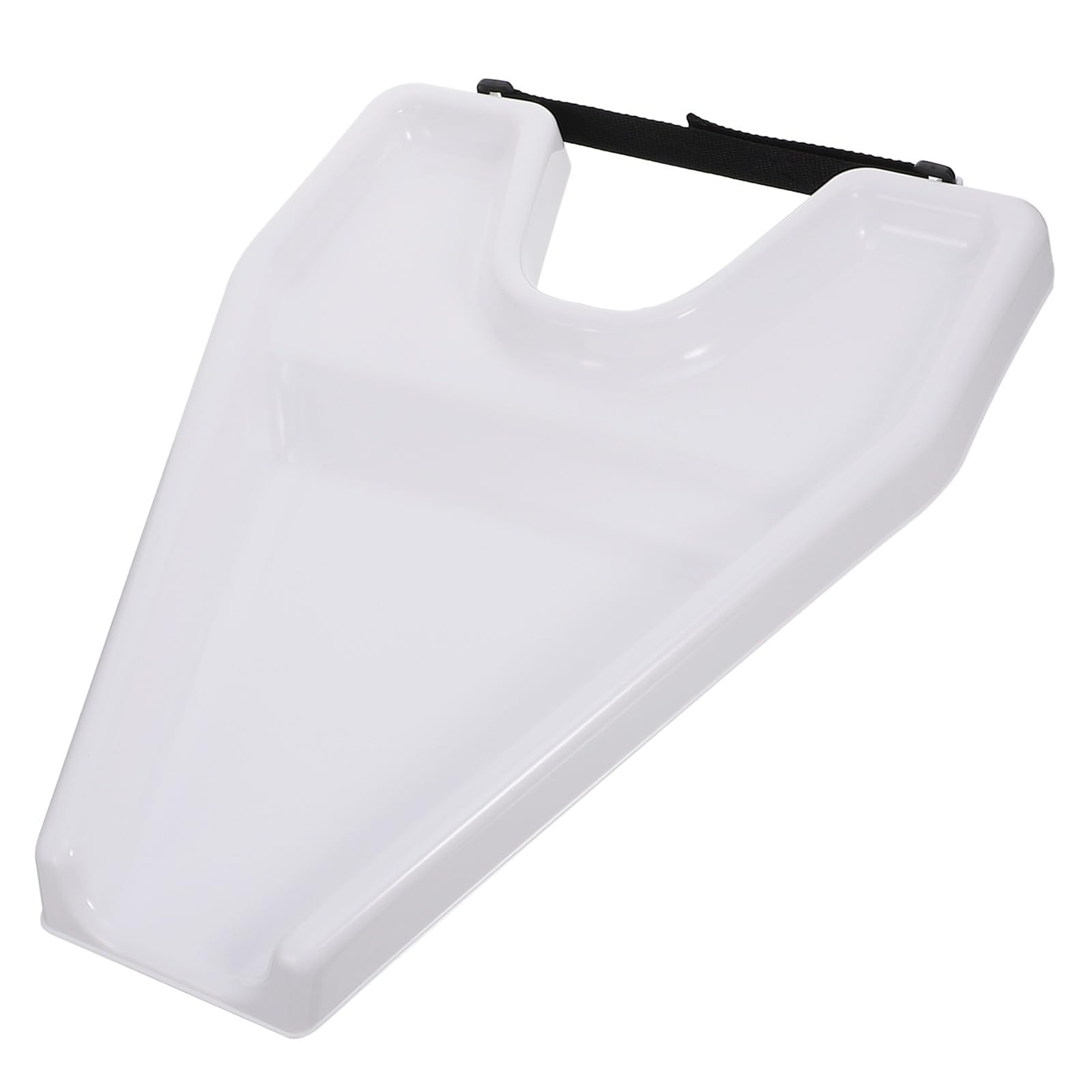 Generico Lavatesta in Plastico Bianco Professionali Parrucchiera Portatile Robusto e Leggero e Chioma per Pazienti, per Bed Rest