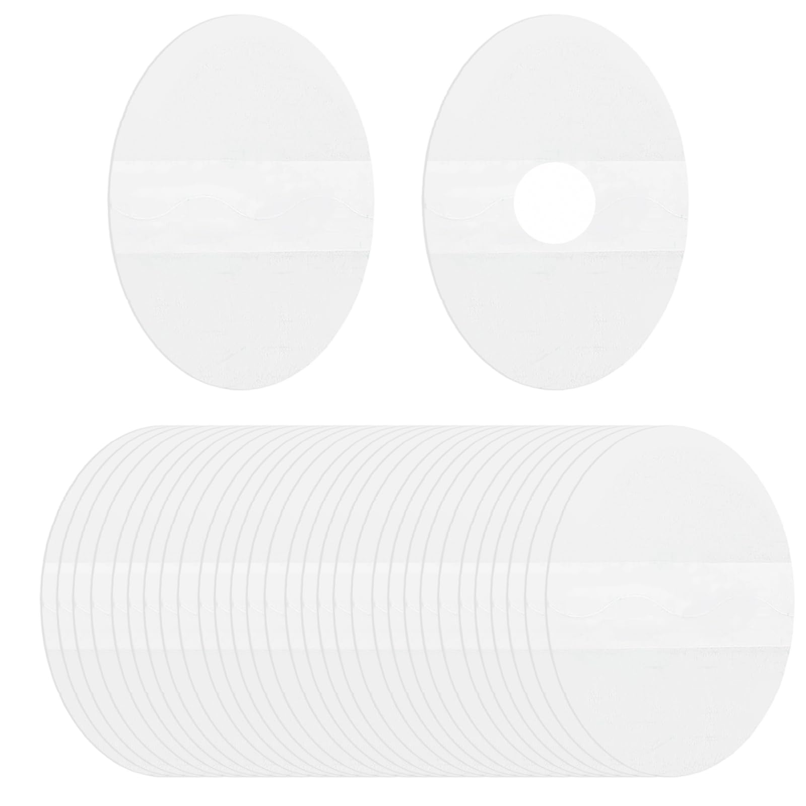 Cerctla Transparent Waterproof Ear Covers For Shower, 60 Pack Waterproof Ear Stickers, Clear Adhesive Stickers With Cotton Plugs, Disposable Hypoallergenic Ears Protectors For Shower, Swimming, Surfing (8,1X5,3Cm)