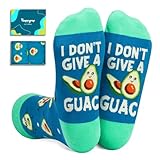 HAPPYPOP Avocado Gifts for Adult - Avocado Socks for Men Women, Guacamole Gifts for Fruit Lovers