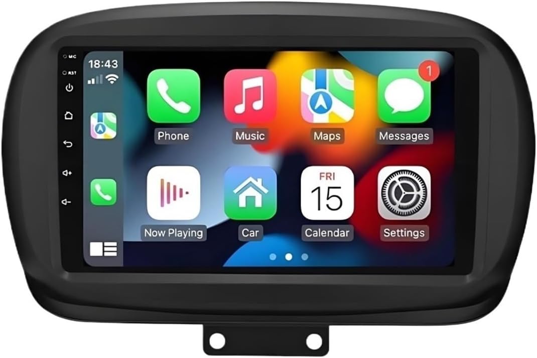 Car GPS navigation 9" Android 12 Wifi Carplay 2+32GB Car Stereo Unit Navigation Player for Fiat 500X 2014-2020