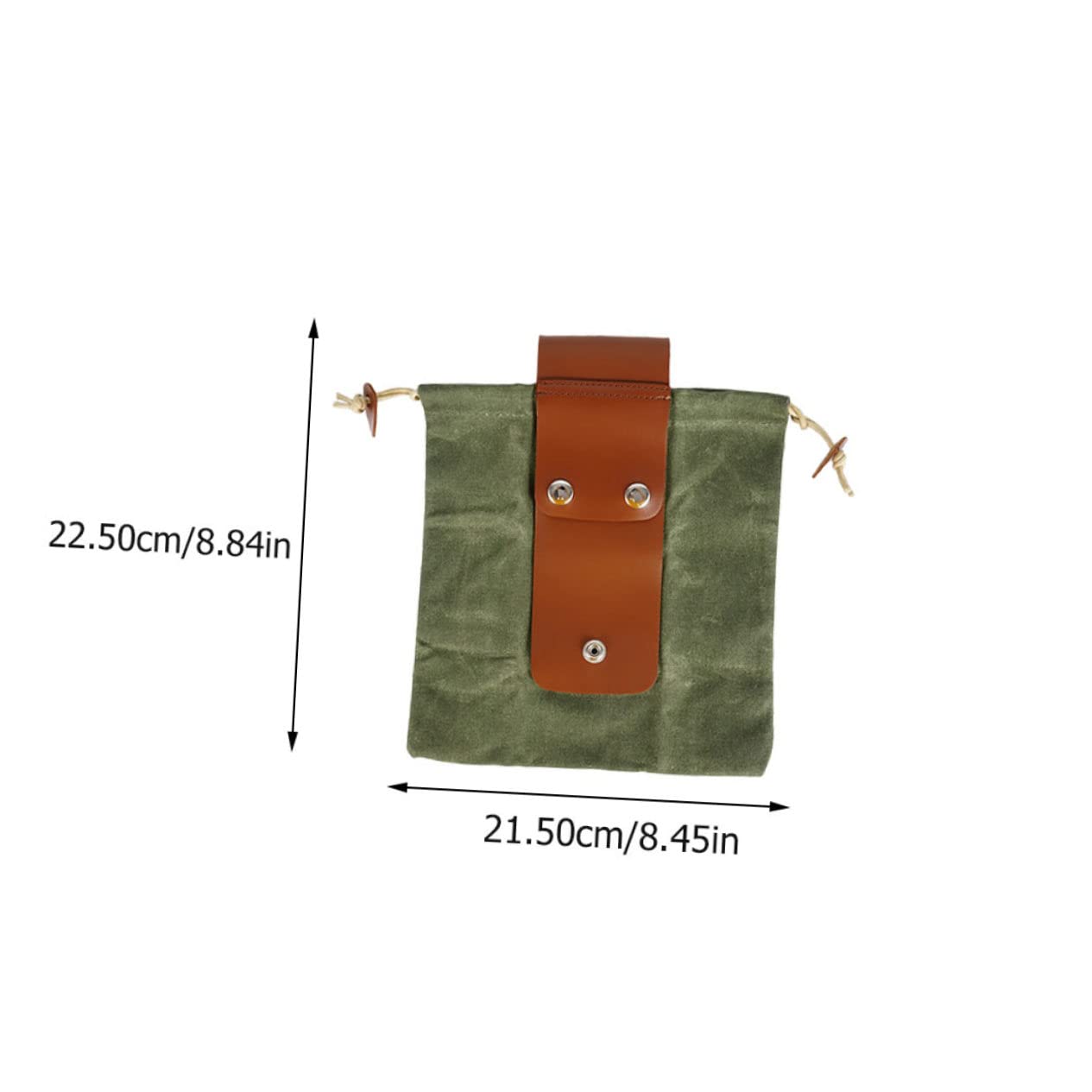 BESPORTBLE 2piezas Bolsa De Herramientas De Cintura De Lona Bolsa De Recolección para Camping y Jardinería Organizador De Herramientas Portátil Cuerda