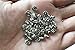 40Set 10mm Acrylic Dark Green Pearl Rivet Snap Button Dome Deco (Including Back Part) RV063
