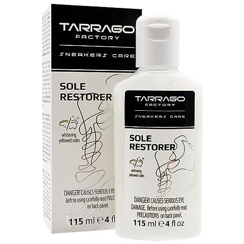 Tarrago Sneakers Sole Restorer 115 ml | Restaura el Blanco de las Suelas de Goma | Blanqueador Suelas para Zapatillas | Cuidado y Reparación del Calzado | Blanqueante