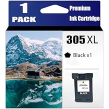 Ink Cartridges 305 XL Cartridge Compatible for HP Deskjet Plus Inkadvantage 4175 4178 6078 6478 1216 2336 2775 2776 2777 2778 2779 Deskjet 2710 2720 4110 4120 6420,Black 1