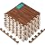 Yes4All Interlocking Floor Mats with Border – Foam Floor Mats/Gym Floor Mats with EVA Interlocking Tiles (12 Square Feet – Oak Wood Dark – 12 Tiles)