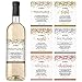 Wedding First Wine Bottle Labels | Set of 6 Waterproof Labels | Wedding Gift Set and Wedding Milestones