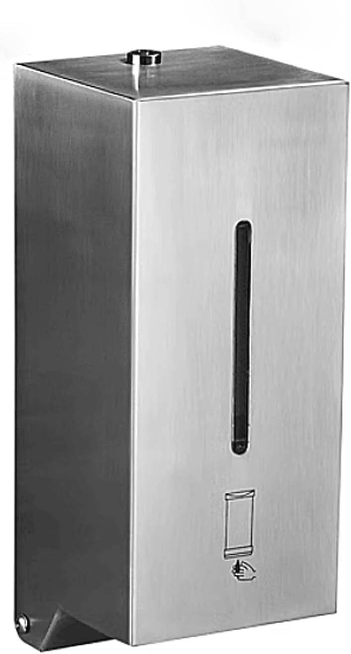 Automatic Soap Dispenser Stainless Steel Soap Dispensing Wall Mount Lotion Dispenser Battery Operated 800ml/28.1oz