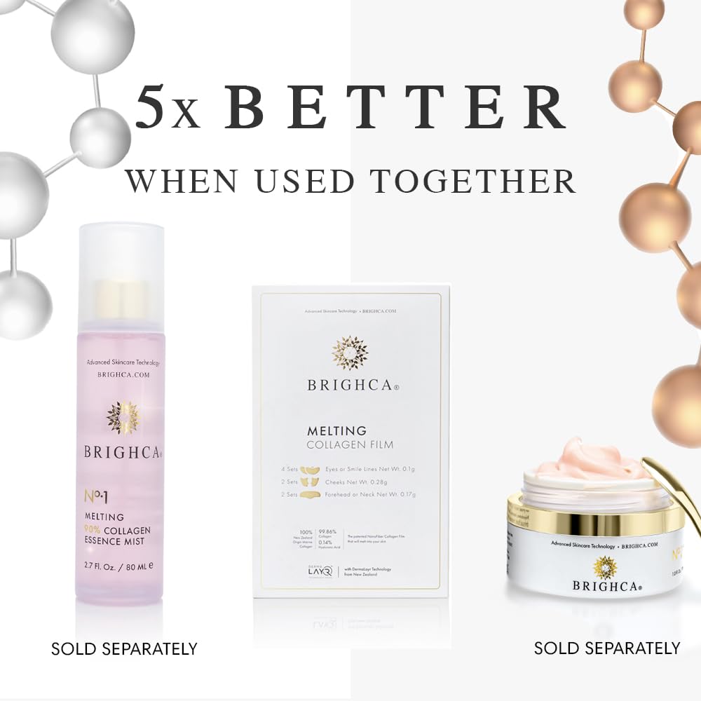 Melting Collagen Film Refill Pack (8 Pouches) - Part of Brighca’s Melting Collagen Set | Anti-Aging Collagen Skincare Routine - Image 3