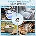 Stainless Steel Magnetic Ice Scoop Holder for Ice Maker - Stainless Steel Rack with Strong Magnets - Tool Free Mount for Ice Machines - Durable Holder for Kitchen, Bar, Restaurant, Coffee Station