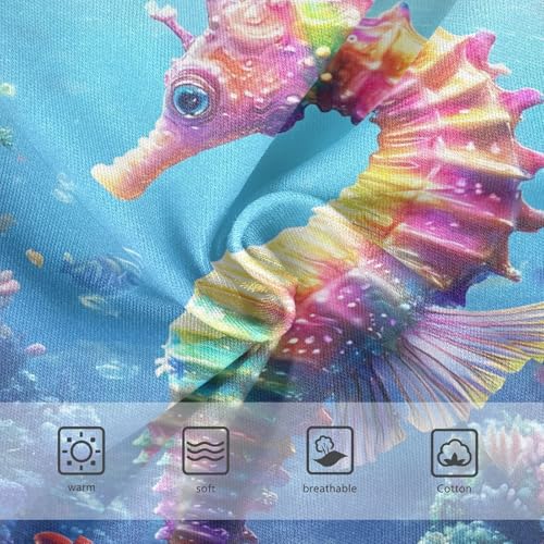 Colorful Seahorse Undersea Toddler Girls's Underwear 2T 202b87363