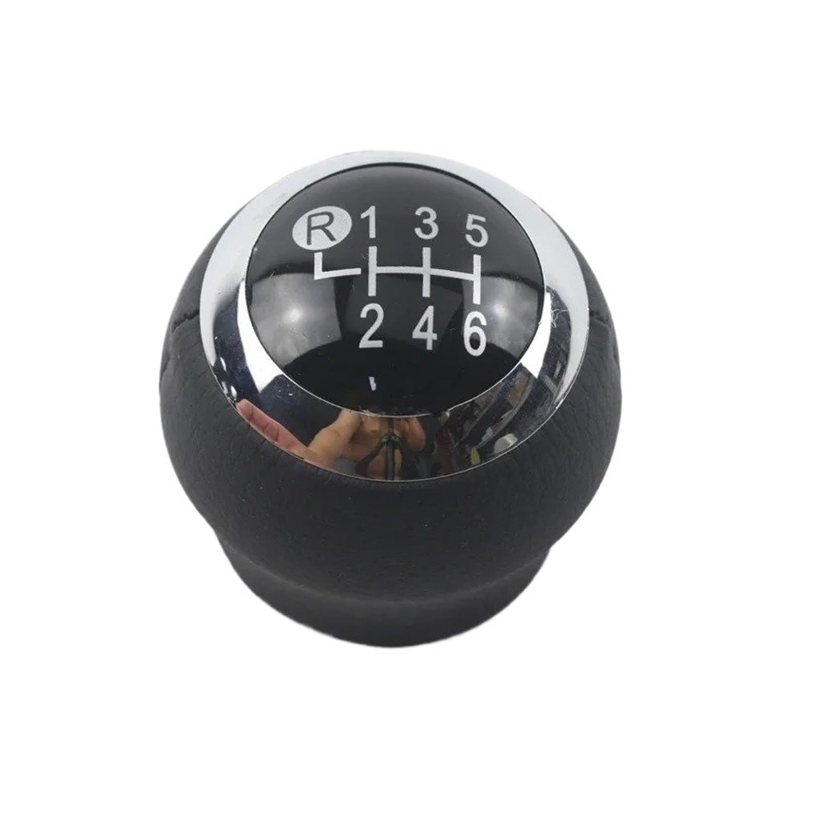 Jxewmtmc Black 6-Speed For Toyota For Corolla For Yaris For Auris For Aygo For Avensis 5 6 Speed Manual Car Shifter Gear Stick Shift Knob Handball Gear Stick Shift Cover(Black 6-Speed)