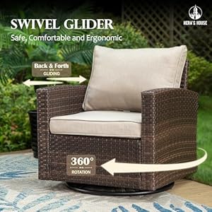 Herashousepatiofurnituresetoutdoorswivelrockerglidechairswith56firepittablewickerpatiosofaconversationsetforbackyarddeckbeige Urban Country Home Decor Heras house patio furniture set outdoor swivel rocker glide chairs with 56 fire pit table wicker patio sofa conversation set for backyard deck beige urban country home decor