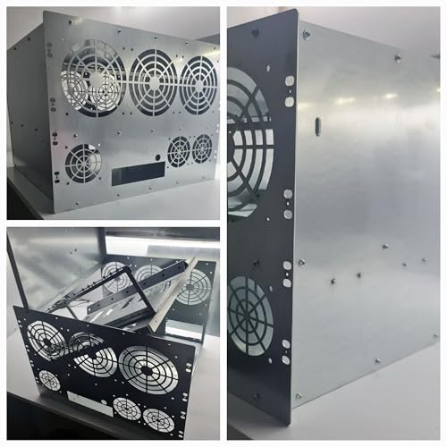 Rack 19 pouces 8U pour IA et crypto acceptant 2 alims ATX et 6 GPU - 5