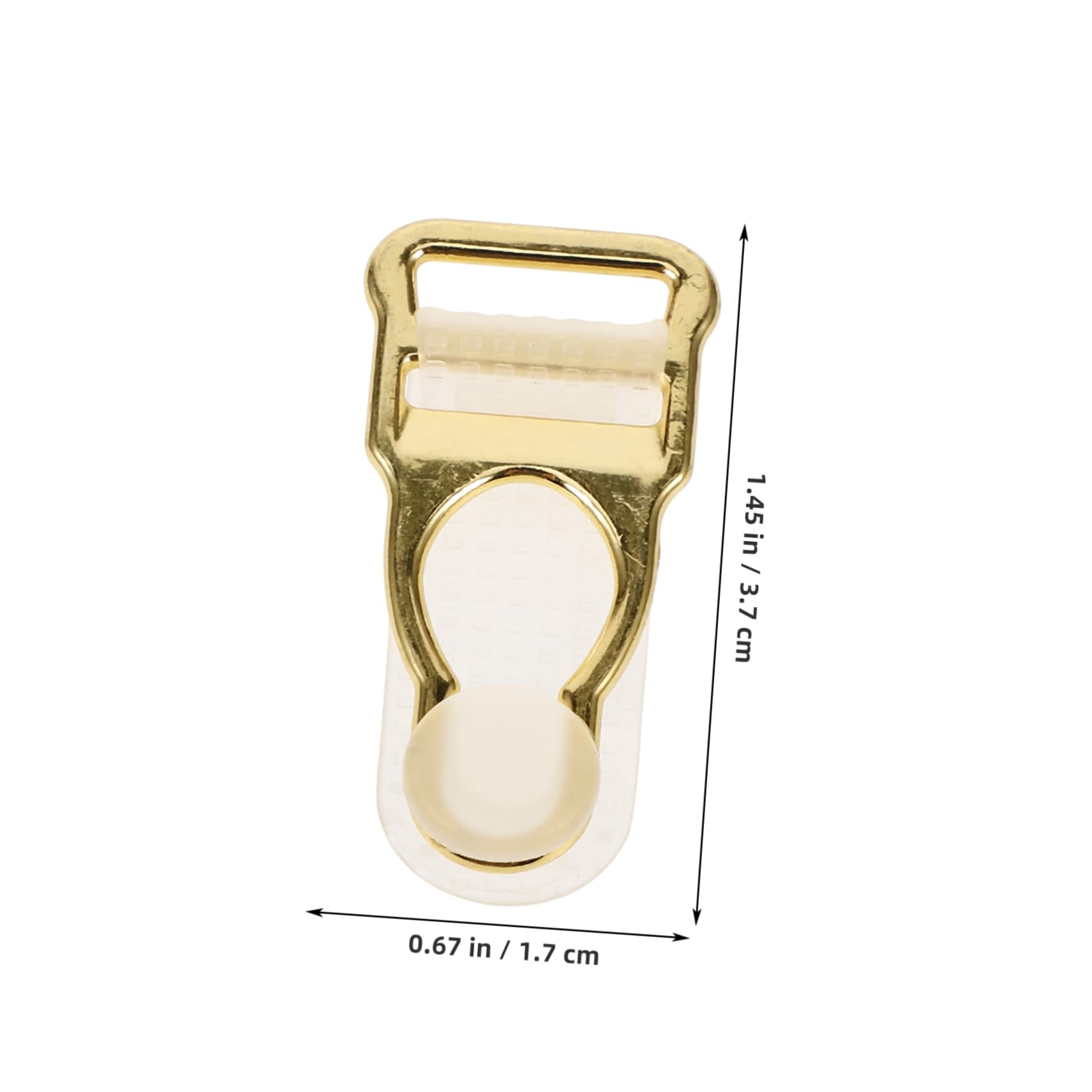 SEWACC Garter Replacement Clip 10pcs Zinc Alloy Sock Buckle Adjustable Sock Clamp for Garment